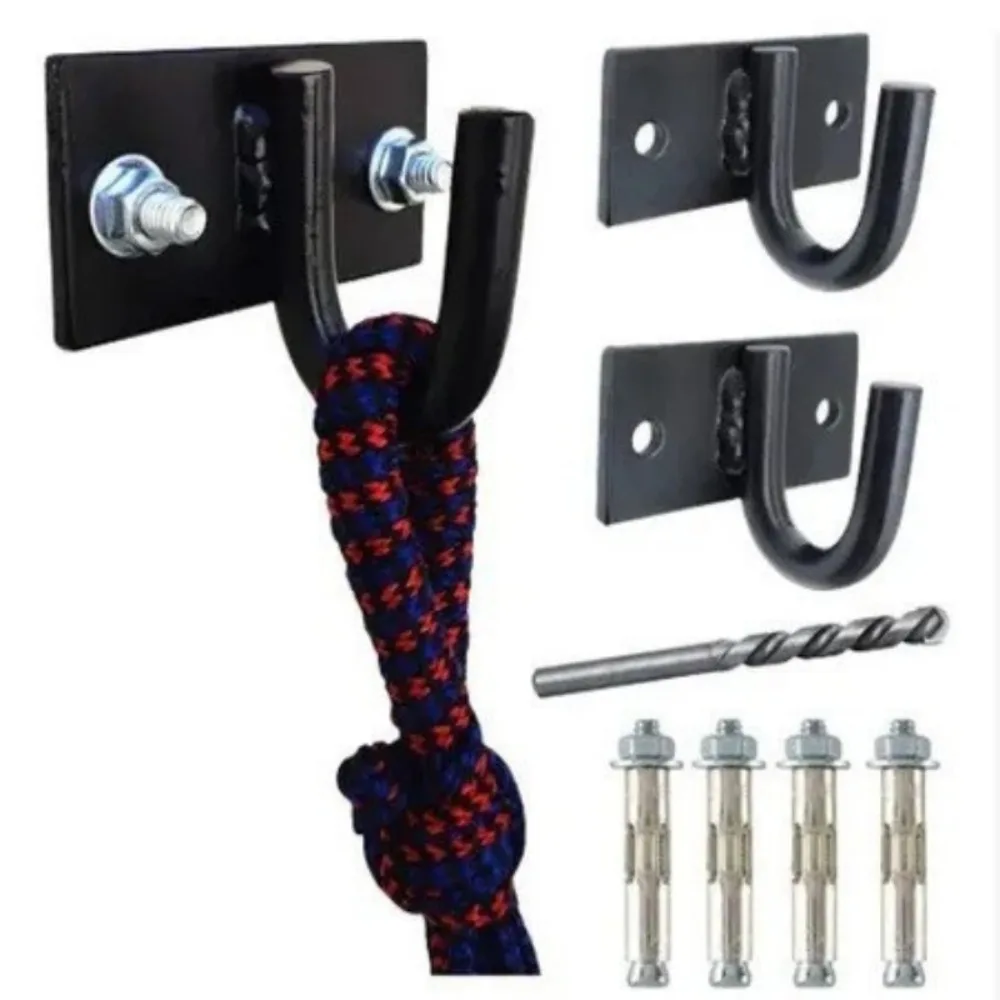 Heavy Duty Metal Hammock Stand Hooks Wall Reinforcement Wall Mount Hammock Wall Mount Hooks Durable Iron Reinforcement Brackets