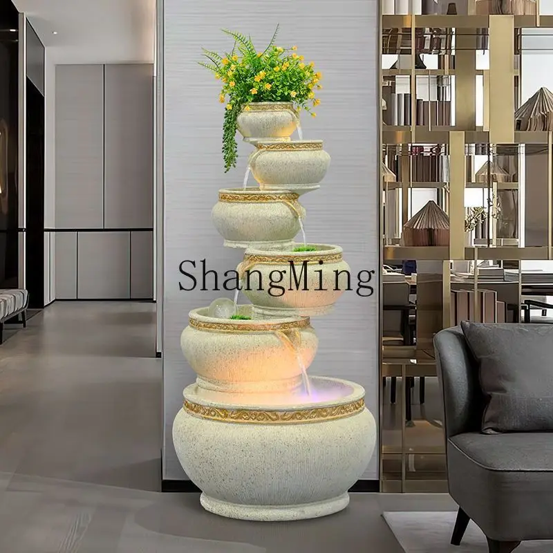 

FG simple fountain running water ornament modern water system indoor humidifier new home decoration housewarming gift