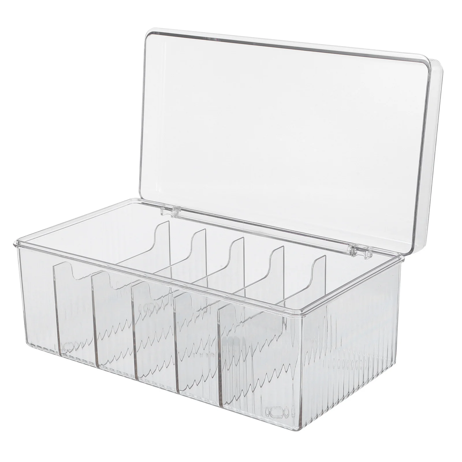 

Lash Storage Container Clear Acrylic Box Dustproof Lid Large Capacity for False Eyelashes Makeup Vanity Modern Appearance