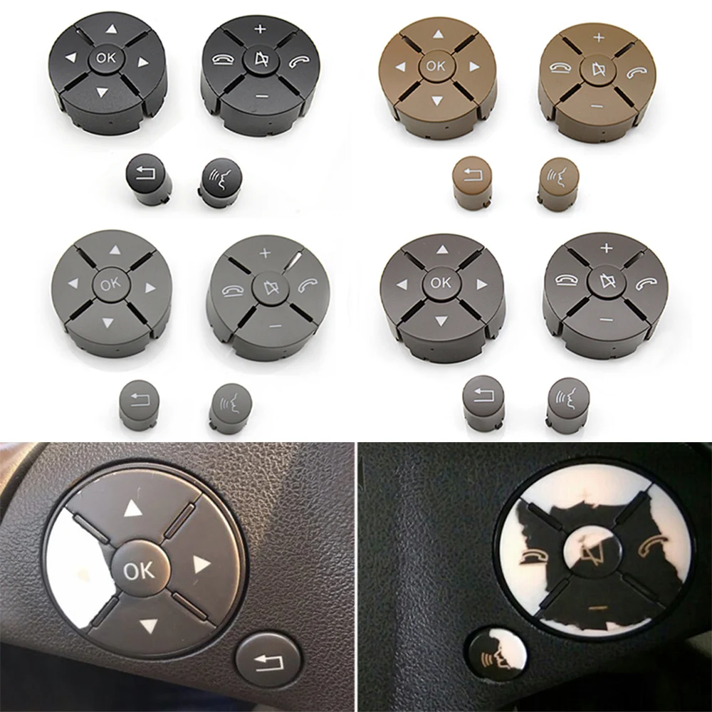 Car Multi-Function Steering Wheel Button Keys For Mercedes Benz C E GLK Class W204 X204 C180 C200 C250 C260 C300 C350 W207 W212