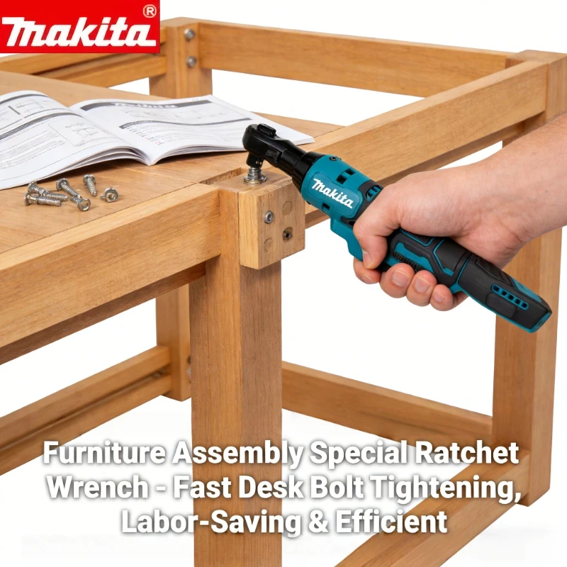 makita-18v-cordless-ratchet-wrench-10-13-15mm-brushless-multifunction-variable-speed-electric-driver-power-tools-tool-only）