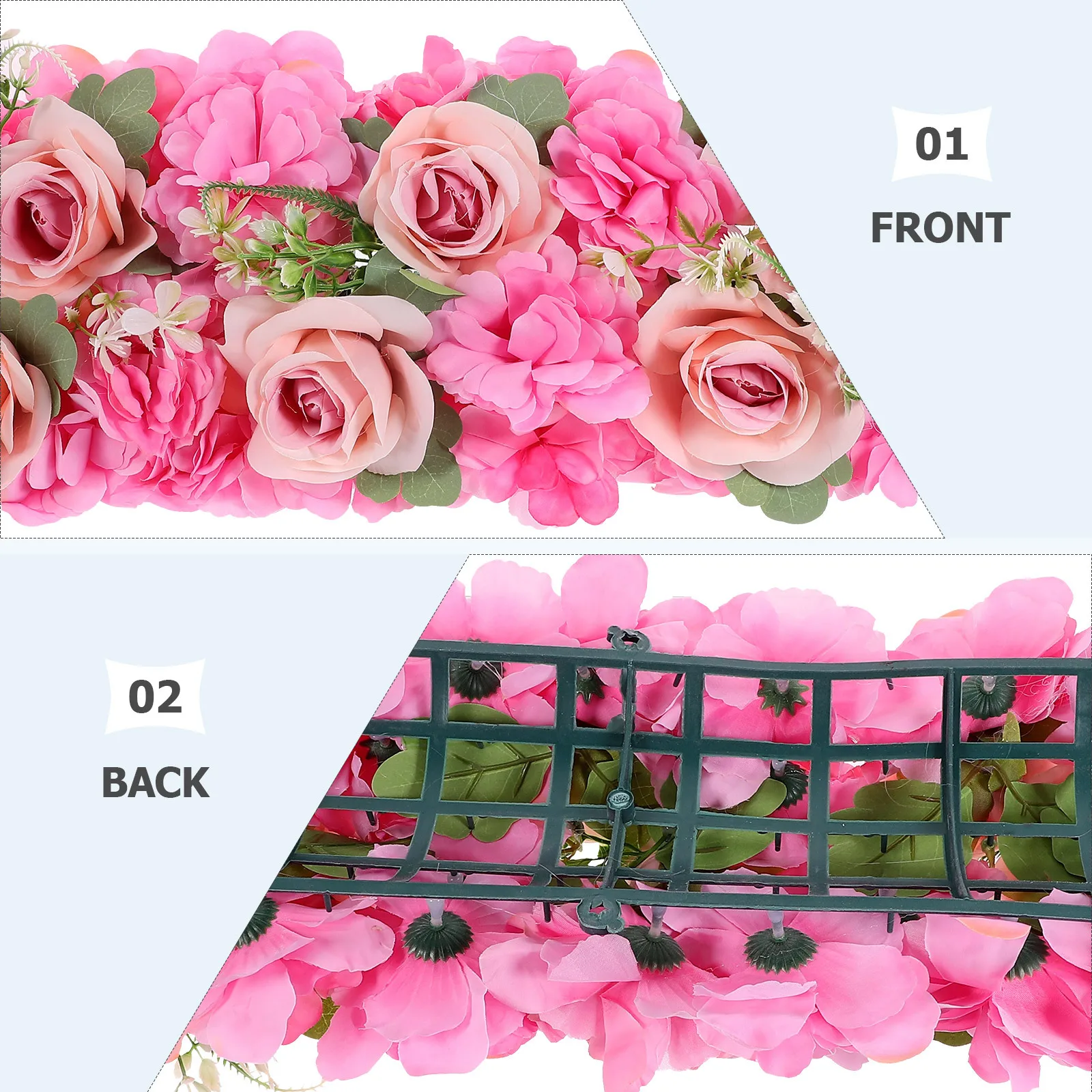 

Wedding Table Centerpiece Artificial Flower Simulation Rose Romantic Decoration Fake Flower Panel Fake Flowers
