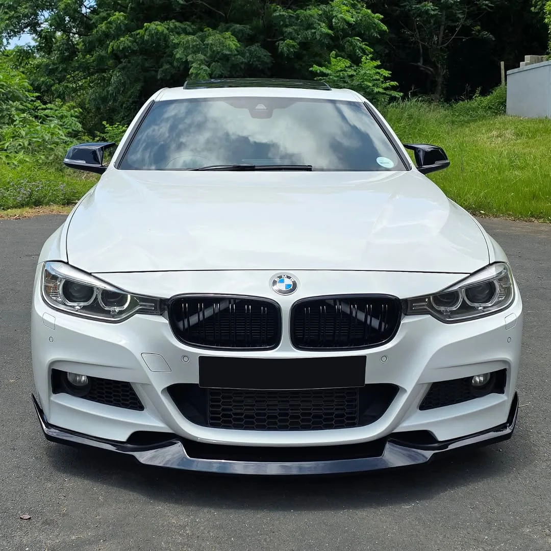 المصد الأمامي الشفاه الفاصل مجرفة لسيارات BMW 3 Series F30 F31 F35 M Sport 2012-2019 سيارة الذقن المفسد ضبط الملحقات الخارجية