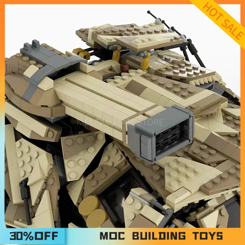 2998PCS Customized MOC Bat shaped tank armor Building Blocks Technology Bricks DIY Creative Assembly Toys Holiday Gifts