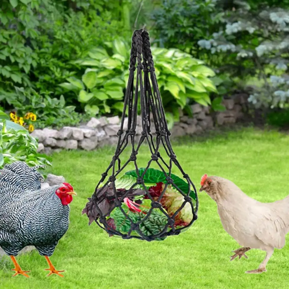 Durable Chicken Feeding Lightweight Feeding Net Universal Bite Resistant Poultry Slow Feed Net