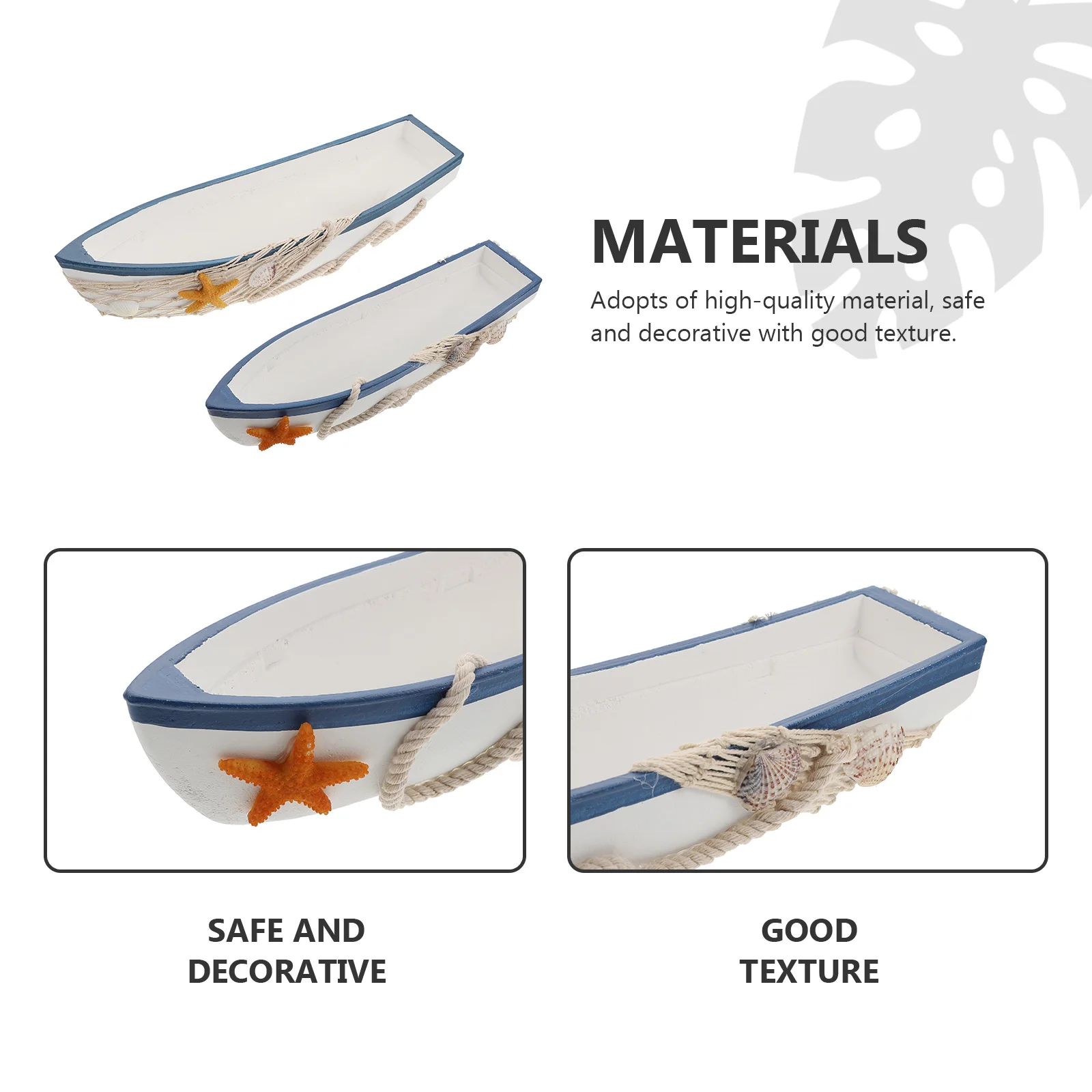 

2pcs Home Decor Ship Ornaments Boat Model Mediterranean Sailboat Nautical Delicate Unique Gifts Party Household Accessories