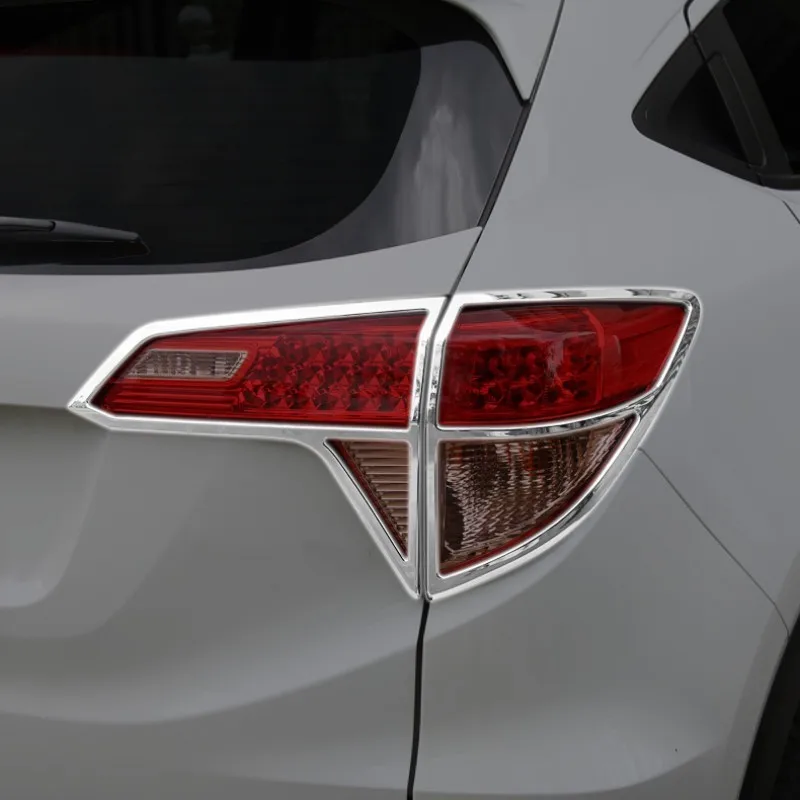 ABS Chrome Taillight Rear Light Lamp Cover Trim Molding Garnish Styling Bezel for Honda HRV HR-V Vezel 2016-2019 Accessories