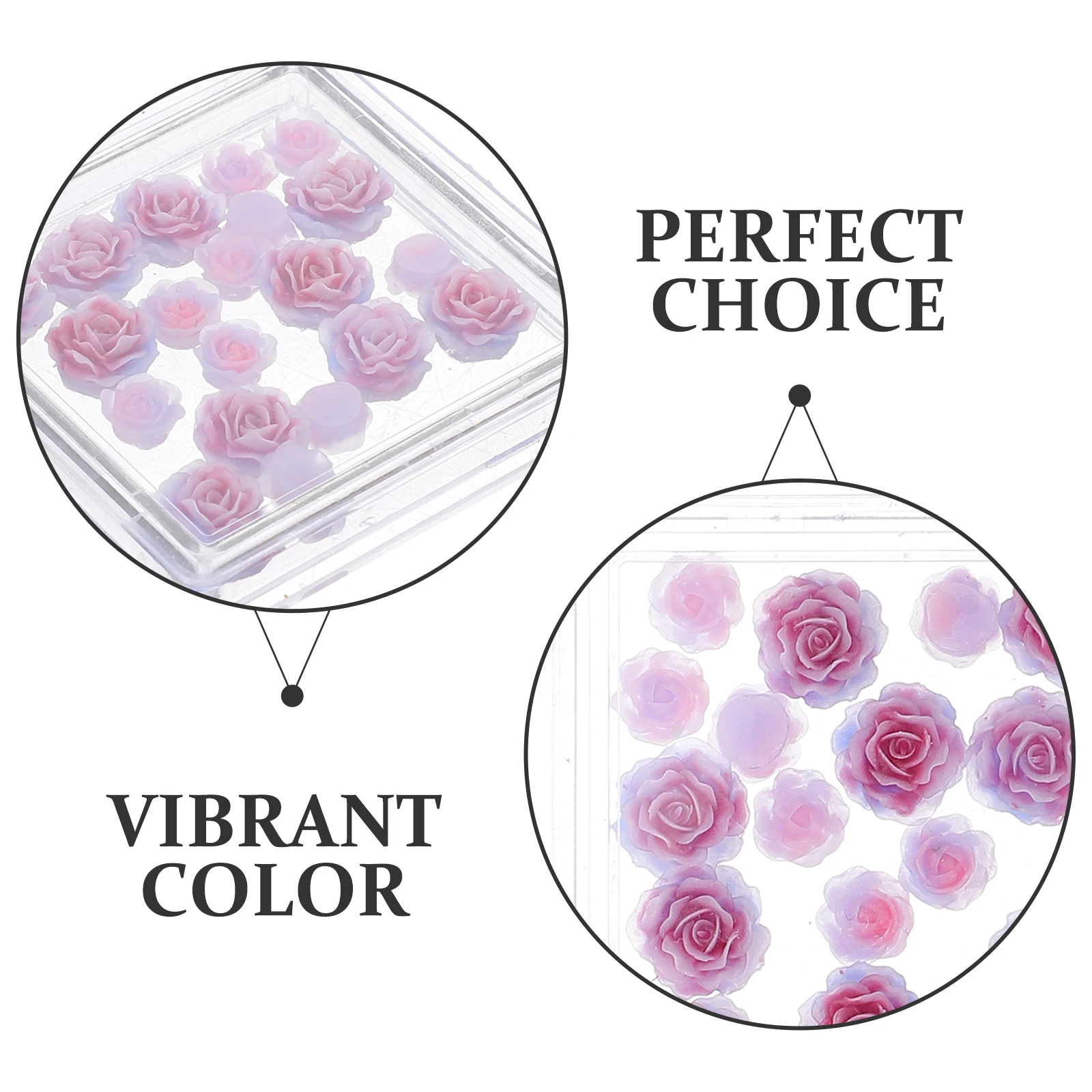 

Цветочные подвески для ногтей 3D украшения в виде розы Различные стили Прочные материалы из смолы Романтические эстетические подвески для ногтей