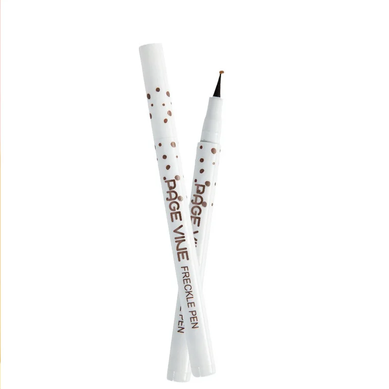 Moda natural falso sarda caneta de secagem rápida à prova dwaterproof água ponto lápis ferramenta de maquiagem para facial realista falso sarda cosméticos