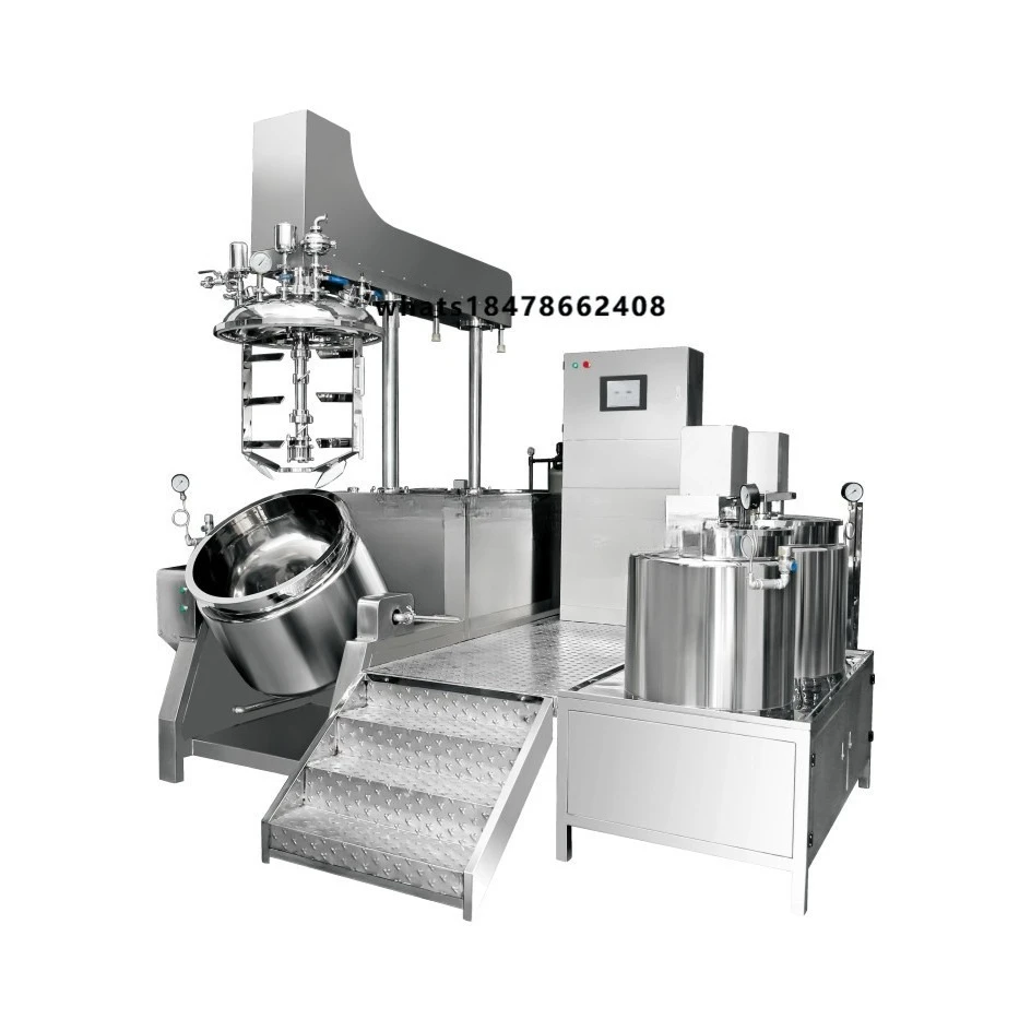 High Quality  Body Lotion Vacuum Emulsifying Homogenizer Ointment Making Machine Face Cream Emulsifying Making Machine