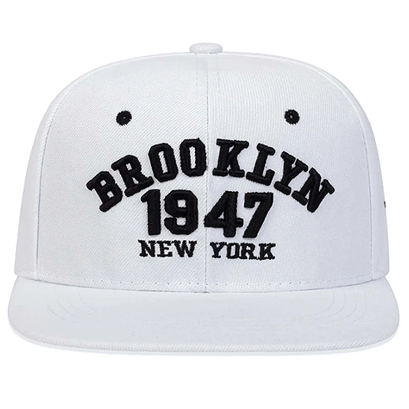 Czapka z daszkiem Hip Hop Man kobieta czapka typu Snapback dorosłych na co dzień kapelusze przeciwsłoneczne moda BROOKLYN 1947 haft Fastball