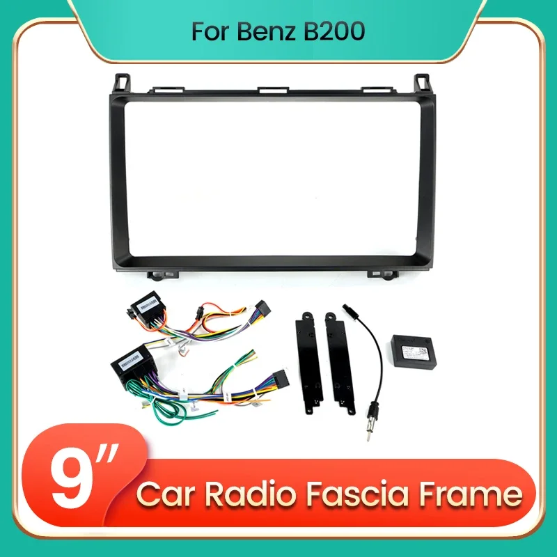 

Automotive Framework for Mercedes Benz B200 W169 W245 W639 Sprinter Viano Panel Dash Player Cable Canbus Adapter Dash Fascia Kit