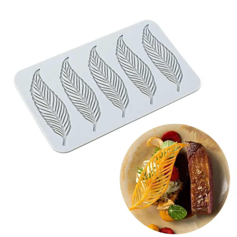 Multi-style Fondant Sugar Cake Lace Pad Feather Flower Leaf Pattern Cooking Decorating Tools Chocolate Mousse Silicone Mold