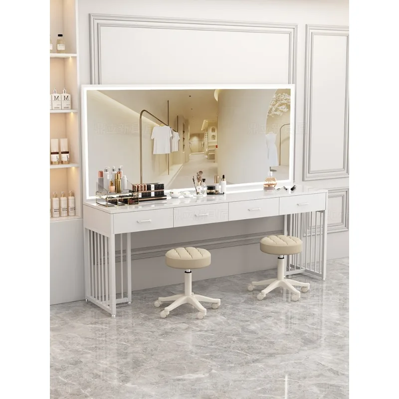 โต๊ะเครื่องแป้ง สำหรับสตูดิโอถ่ายภาพ ร้านชุดแต่งงานพร้อมไฟ ร้านเสริมสวย ร้านแต่งหน้าสำหรับโรงเรียน