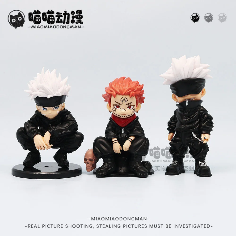 New Satoru Gojo Action Figure Jujutsu Kaisen Anime Figure 3 Style Lord of the Curse Sukuna Figurine Collection Model Doll Toys