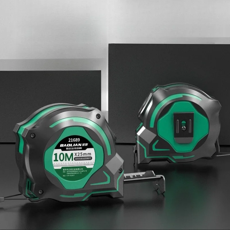 

Метрическая рулетка из углеродистой стали, высокоточная самоблокирующаяся измерительная линейка 3-10 м, маленькая автоматическая измерительная шкала для переработки