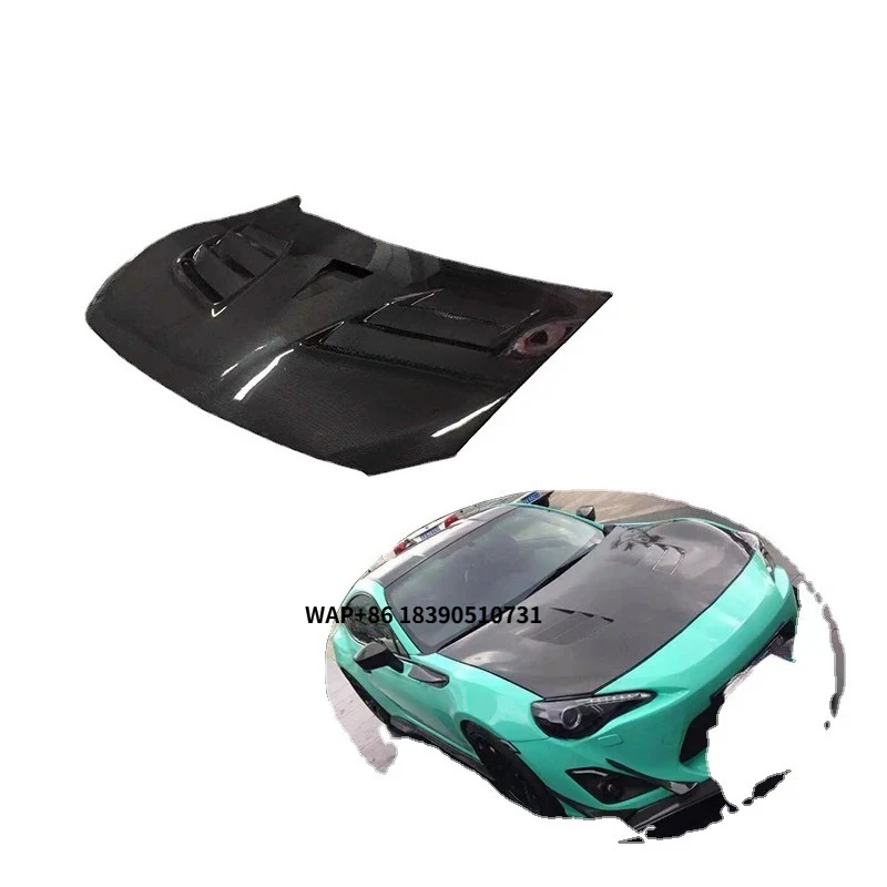 

GT86 BRZ Carbon Fiber Fibre Engine Hood Bonnet Fit for GT86 BRZ 2012-2017