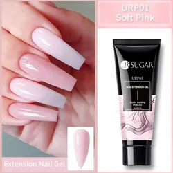 UR SUGAR 1/2PCS 15ml Nail Extension Gel Soak Off UV LED Acrylic Crystal White Clear Nude Gel Nail Polish UV Construction Gel