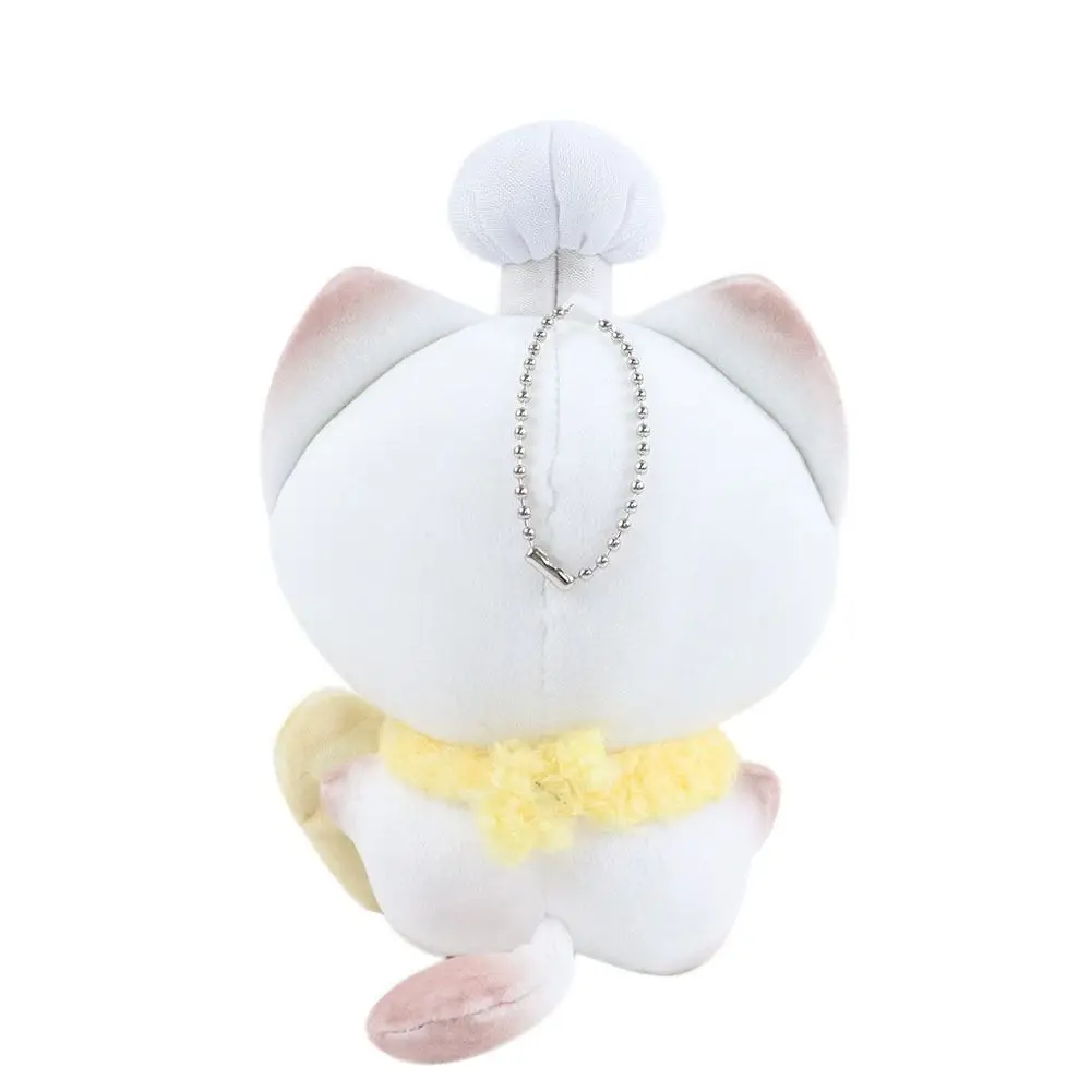 Porte-clés animal en peluche pour femmes et filles, pendentif de sac en coton PP, porte-clés en peluche, chat de dessin animé Kawaii, beurre en peluche exquis, JxCat