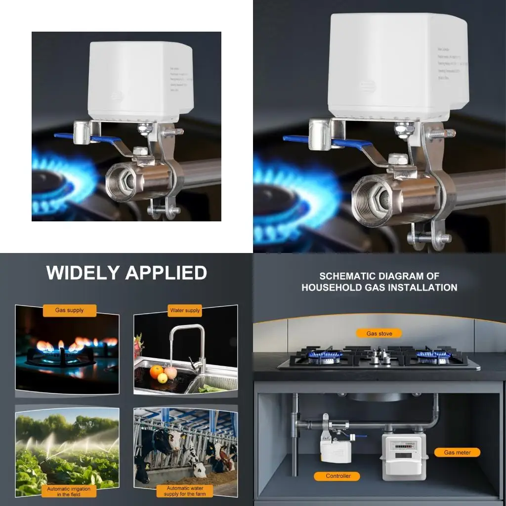

R9uf -газовые клапаны с низким уровнем мощности Zigbee