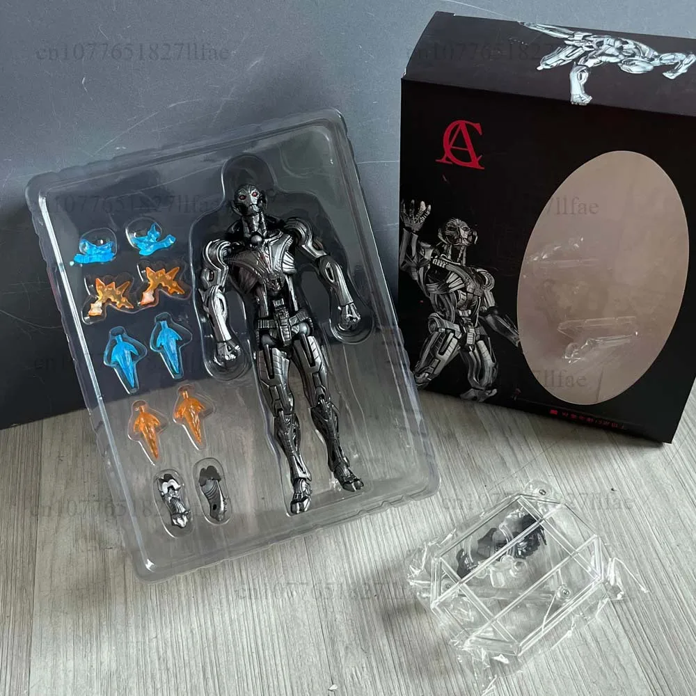 16 cm AC Ultron Actionfigur Kaiyodo Amazing Avengers Figur Actionfigur Modell Spielzeug Gemeinsames bewegliches Neujahrsgeschenk Schreibtischdekoration