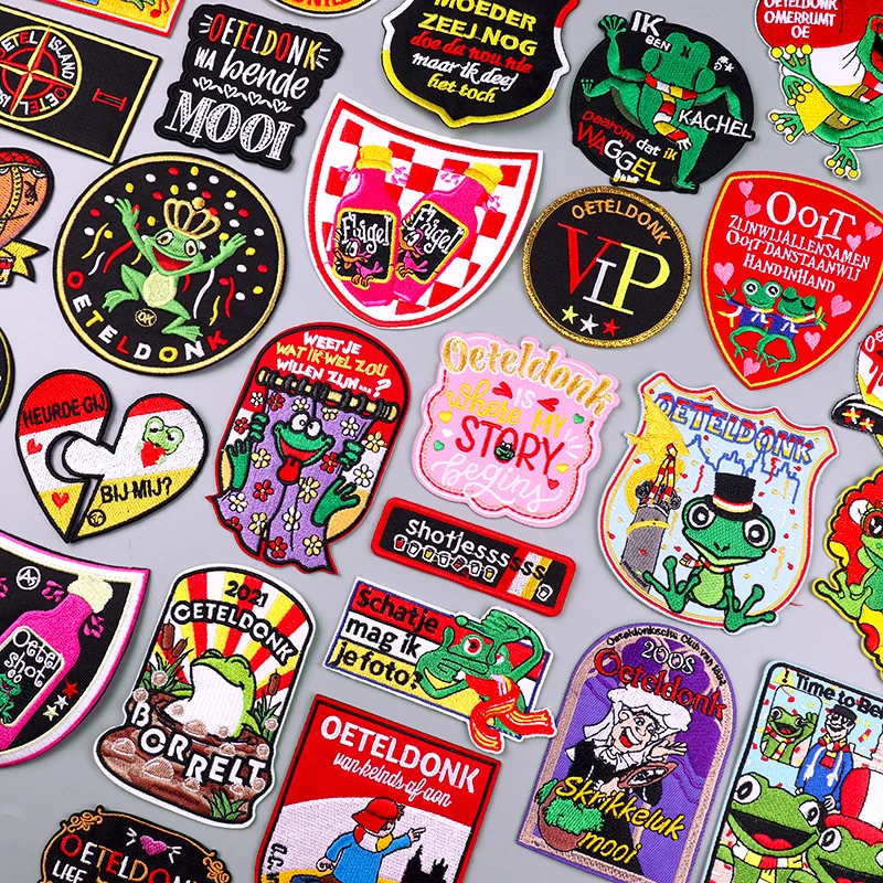 Патчи с эмблемой Oeteldonk для одежды, патчи для одежды, карнавала, сумки, куртки, аксессуары для нанесения утюга, Нидерланды