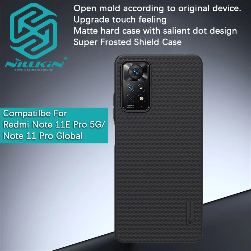 Nillkin For Redmi Note 11 Pro 5G Global/Note 11E Pro 5G/Redmi Note 11 Global Super Frosted Shield Protective phone case shell