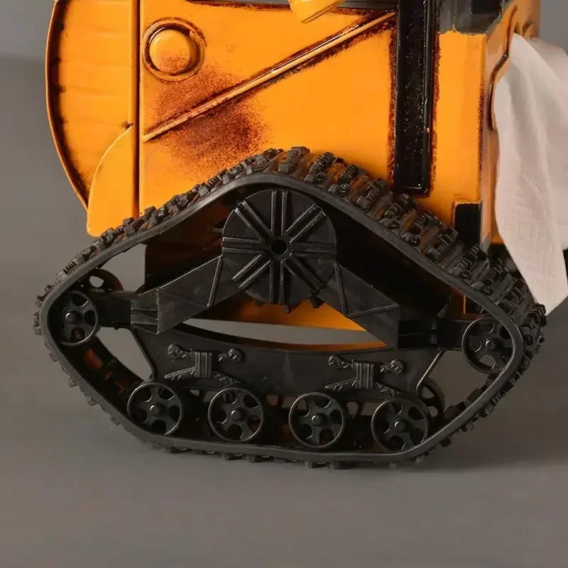 Cartoon Disney Movie Peripheral Iron Art Wall-E Retro Tissue Box Craft Metal Piggy Bank Model Home Decor Children Birthday Gift