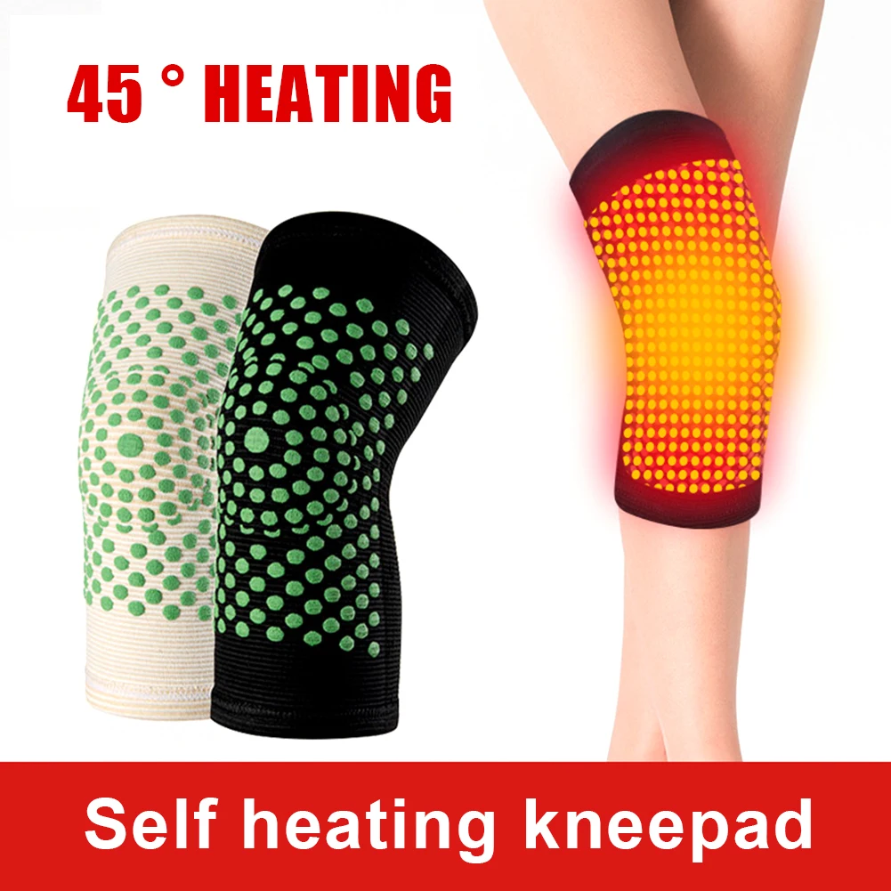 1Pair Self Heating Knee Pads Knee Brace For Arthritis Joint Pain Relief Injury Recovery Sport Knee Support Protection Leg Warmer