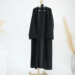 New Dubai Muslim kaftan Abayas Women Dress Tassel Open Kimono Long Coat Jalabiya Modest Islam Clothing Saudi Robe Turkish Arabic