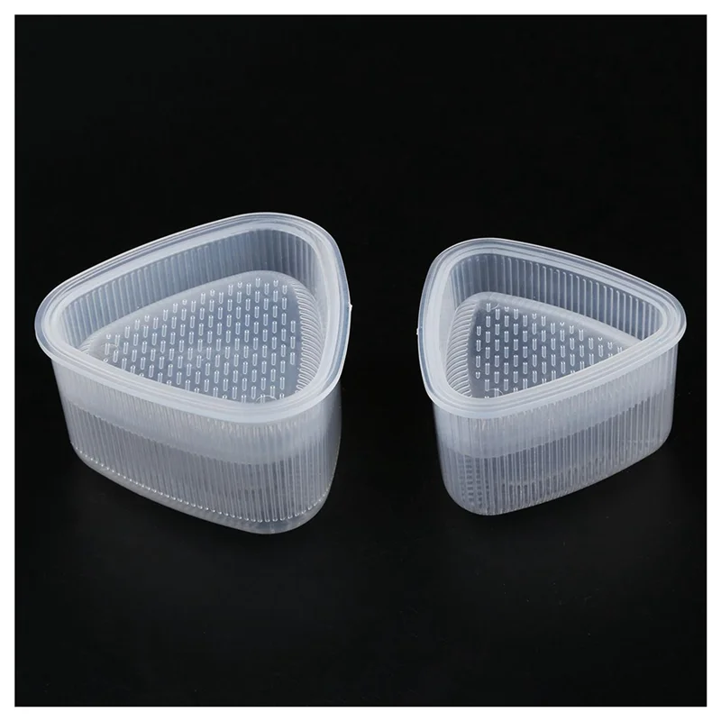 A02M-4 Pcs Triangular Form Sushi Mold Onigiri Rice Ball Frame Food Mould Decorating Tools