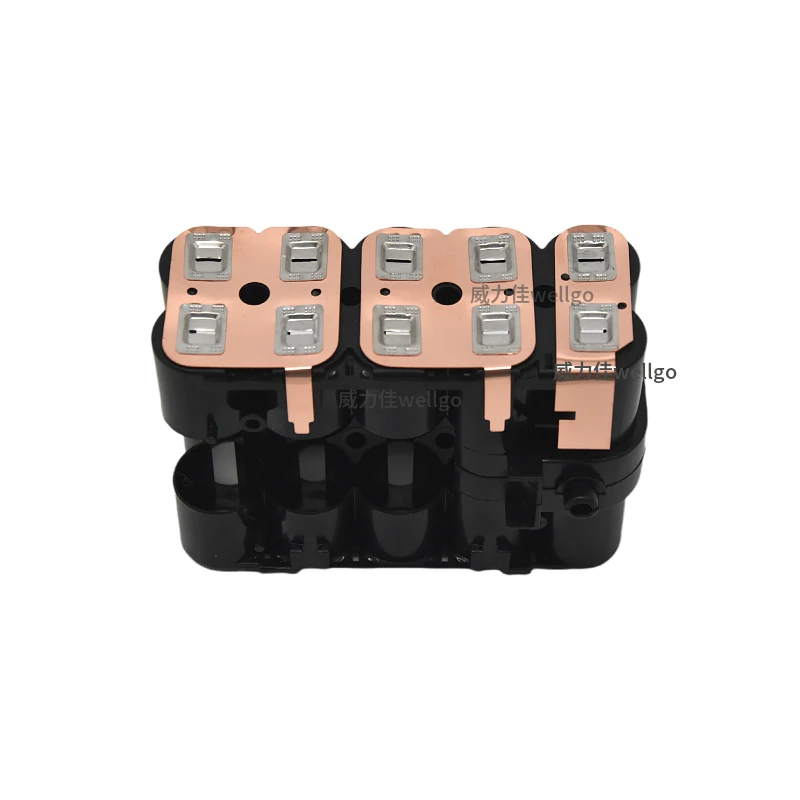 WELLGO 10SET 0.2MM Thickness High Durable Export Quality Makita 10cell Copper Nickel Sheet 18650 5S2P Copper Busbar For Sale
