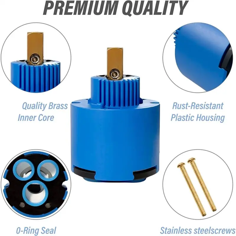 A76X-Faucet Cartridge Replacement 46Mm For Grohe 46048000 Single Handle Faucet And Sink Faucet