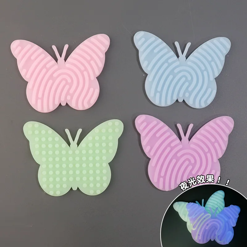 Cute Unicorn Butterfly Dinosaur Elephant Sensory Activity Board Kids Puzzle Stress Relief Toys Silicone Sensory Activity Board