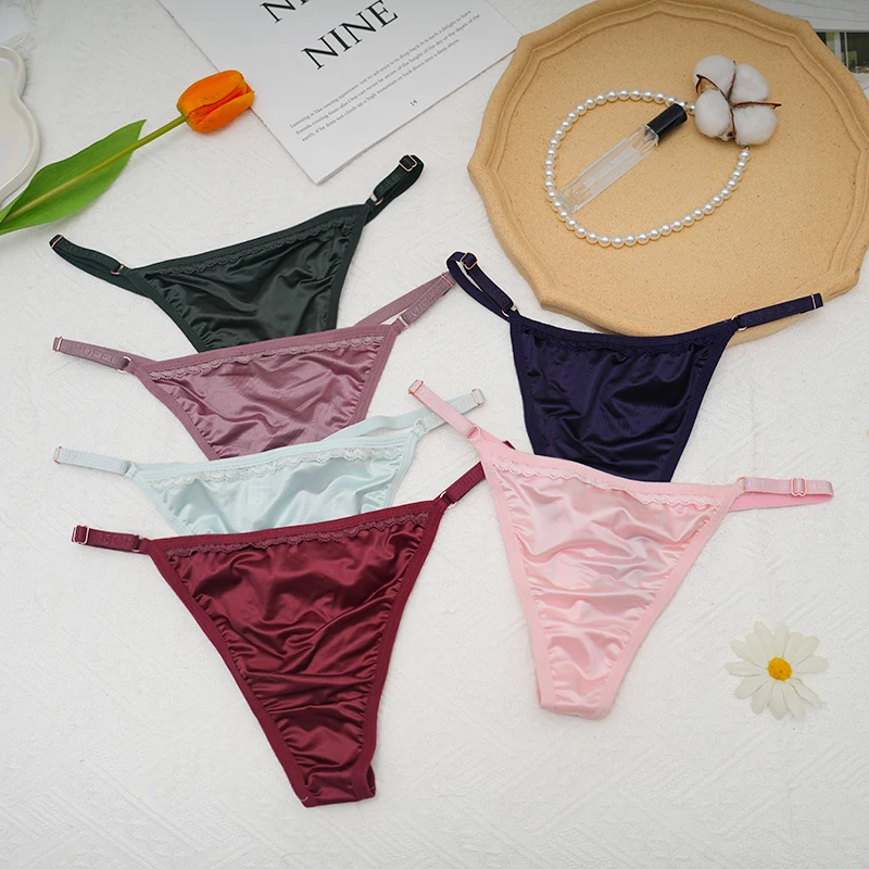 ملابس داخلية نسائية مثيرة منخفضة الخصر على شكل حرف T مغرية ملابس داخلية مريحة للتنفس