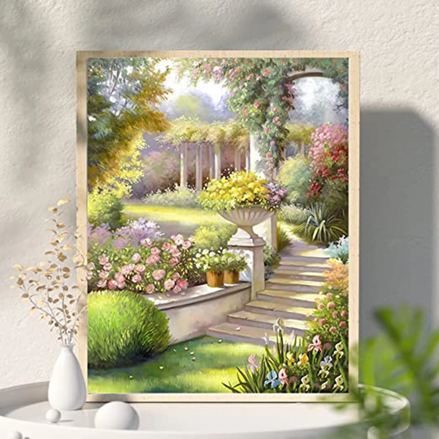 LZAIQIZG 5D Diamond Painting Fairyland Scenery Full Square/Round Diamond Cross Stitch Kit Embroidery Picture  Home Decoration