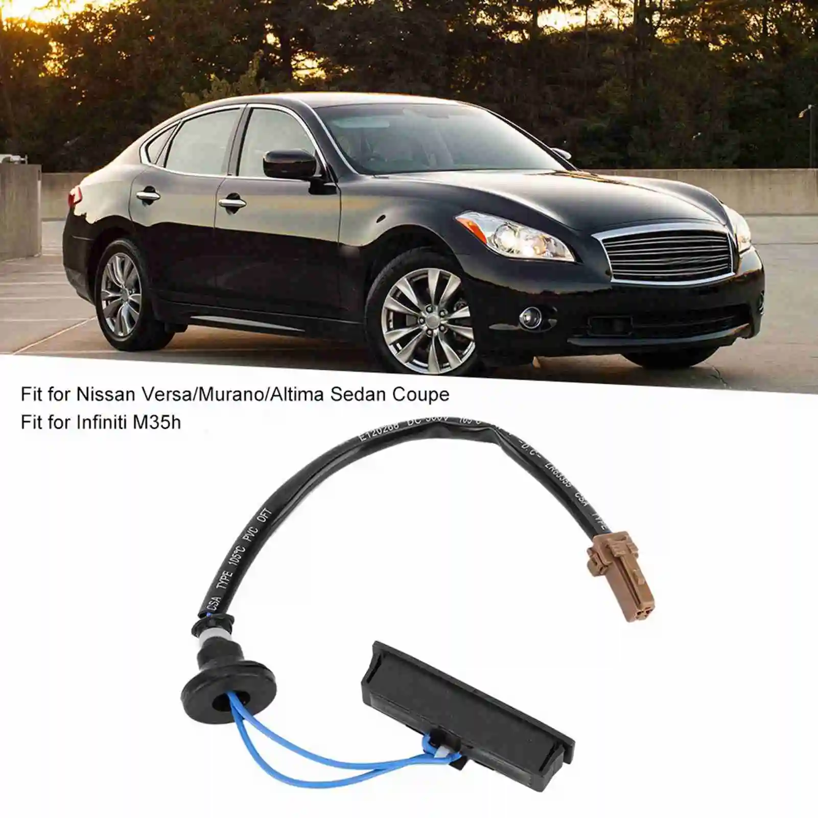 Car Trunk Lid Release Switch 25380ED000 Rear Boot Deck Lid Open Replacement Part For Nissan Versa Altima Infiniti