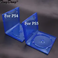 TingDong 1pcs For PS5 PS4 Replacement Empty Game CD DVD Box Case for PS4 Disc Disk Accessories Rog ally tpu Gameboy micro shell