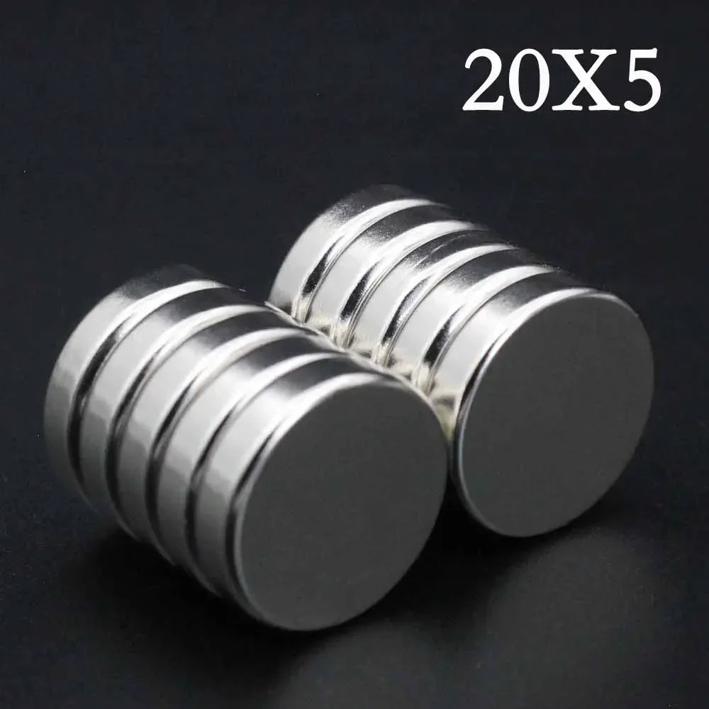 5/10/15 Pcs 20x5 Neodymium Magnet 20mm x 5mm N35 NdFeB Round Super Powerful Strong Permanent Magnetic imanes Disc 20*5