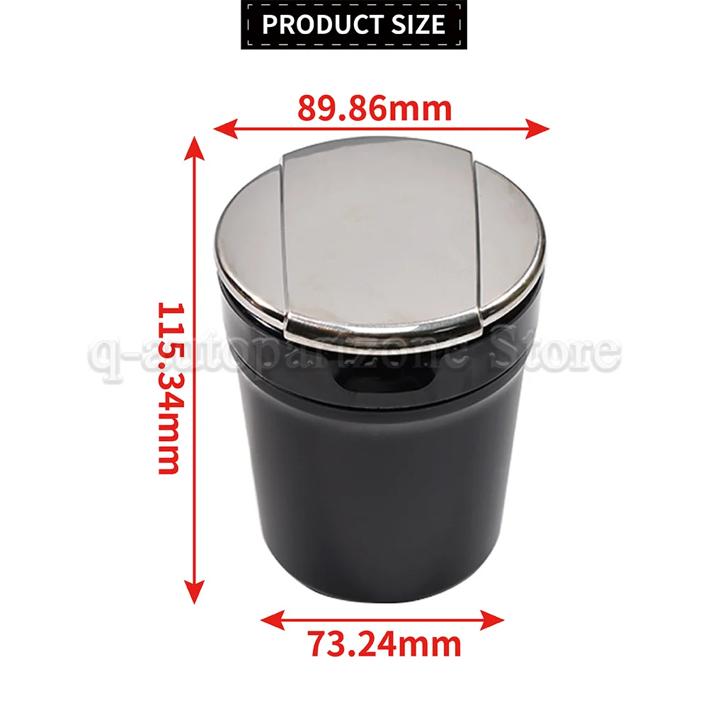 Car Ashtray Garbage Coin Storage Cup 8V0857951 For Audi A3 A4 B6 B7 B8 B9 A5 A6 C6 C7 C8 A7 A8 D3 D4 D5 Q3 Q5 Q7 Q8 Ash Tray