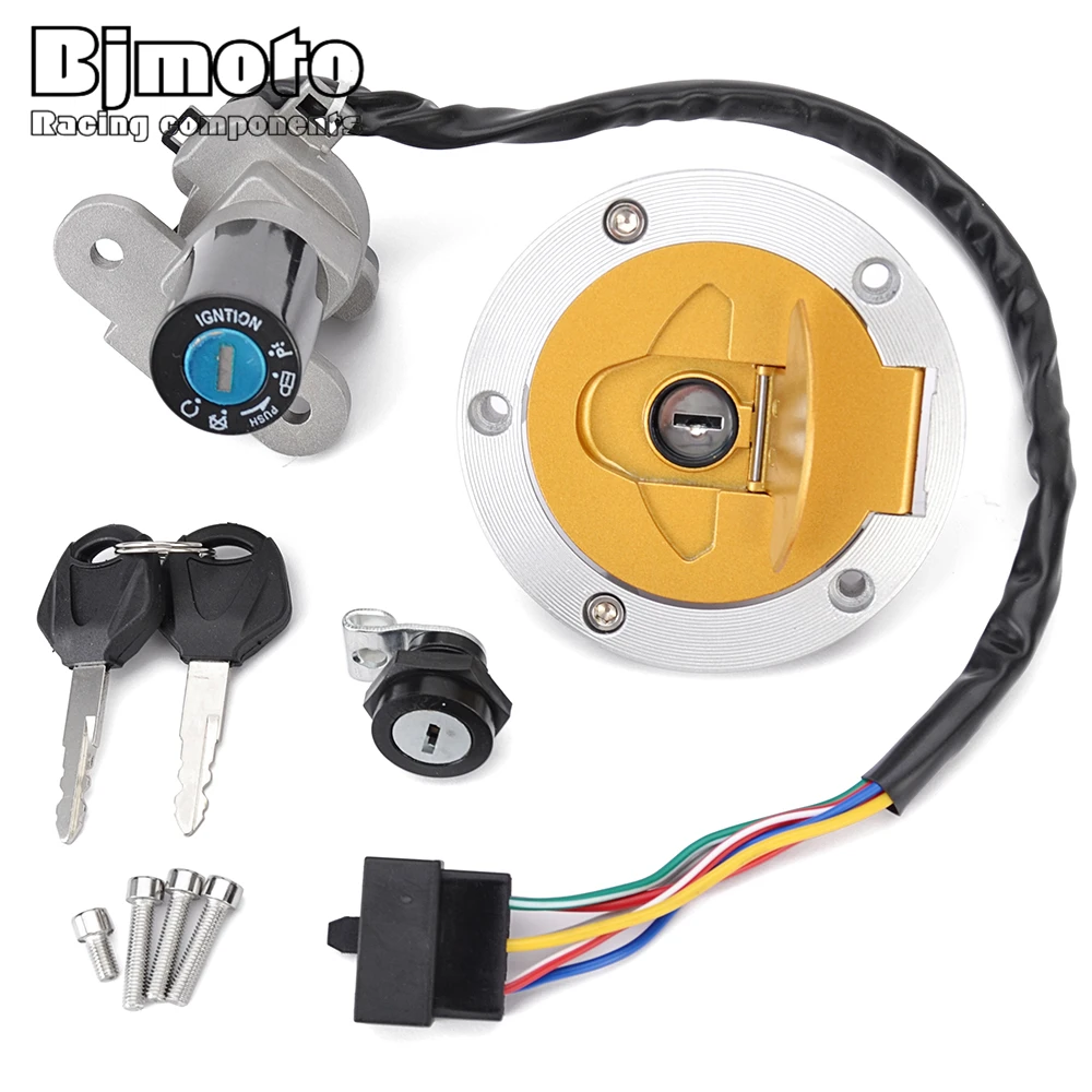 

Motorcycle Fuel Gas Cap Ignition Switch Seat Lock with Key Kit For Ducati Monster 620 695 M620 S2R 1000 900 750 916/996/998/748