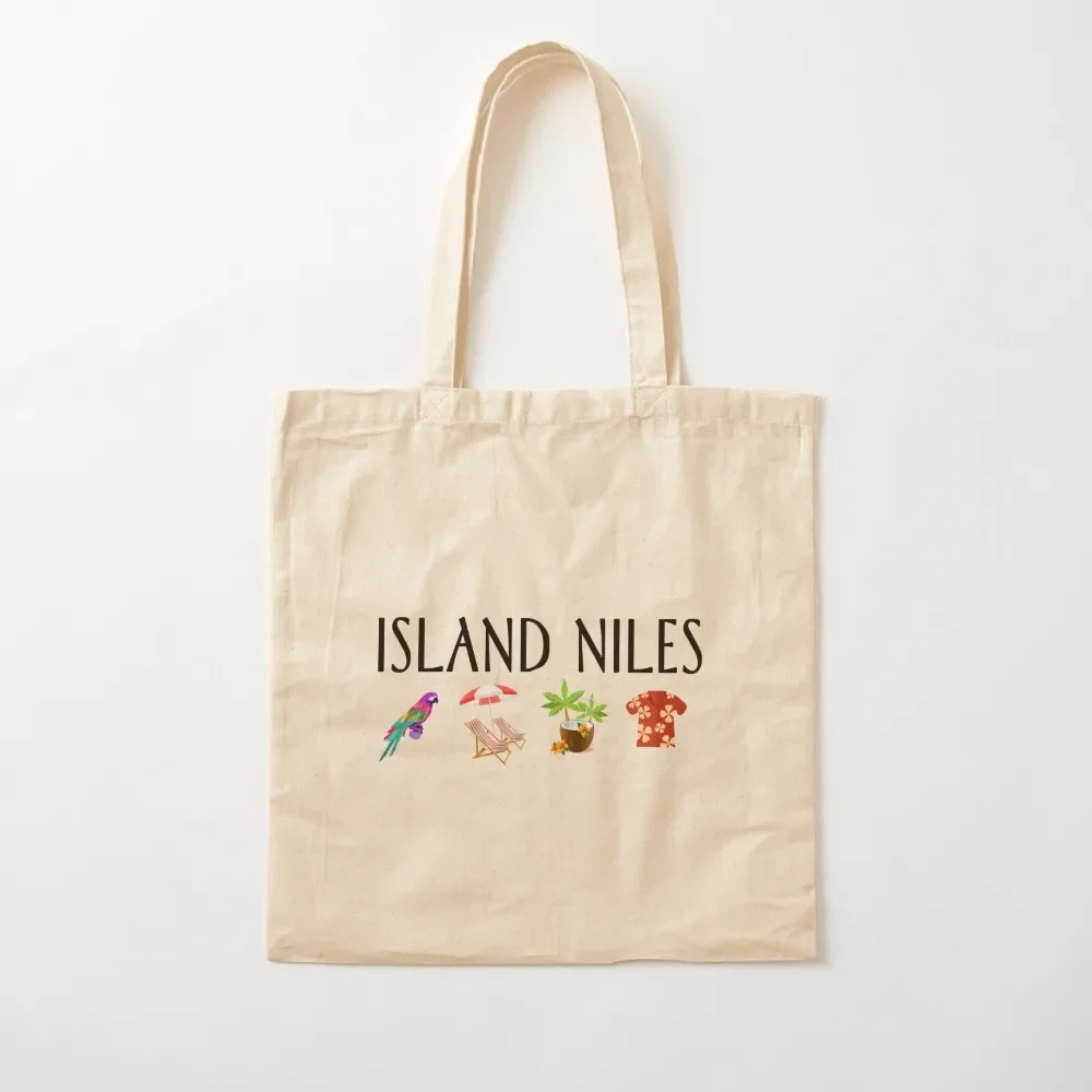 

island niles Tote Bag tote bag men shopper bag women