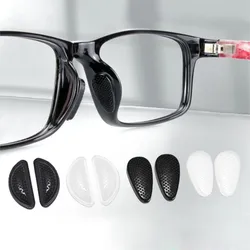 100pcs(50pairs) Plastic Glasses Anti Slip Nose Pad Sticker Air Chamber Silicone Massage Acetate Eyeglasses Height Increase Tool