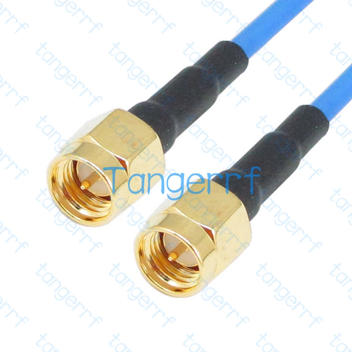 SMA Male to Male Plug RG405 Coaxial Blue Cable M Semi Flexible Rigid Low Loss Coaxial Cable  RF 50ohms High Quality Tangerrf