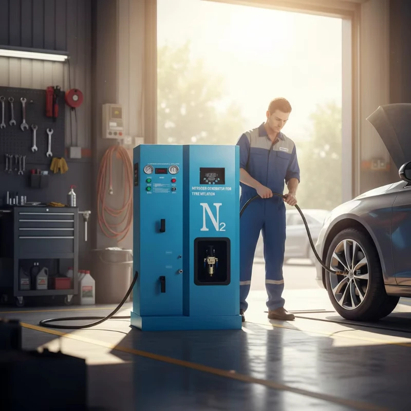 HW-3000 Nitrogen Generator for Tire Inflation / Automatic Digital Nitrogen Tire Inflator Machine Nitrogen Generator