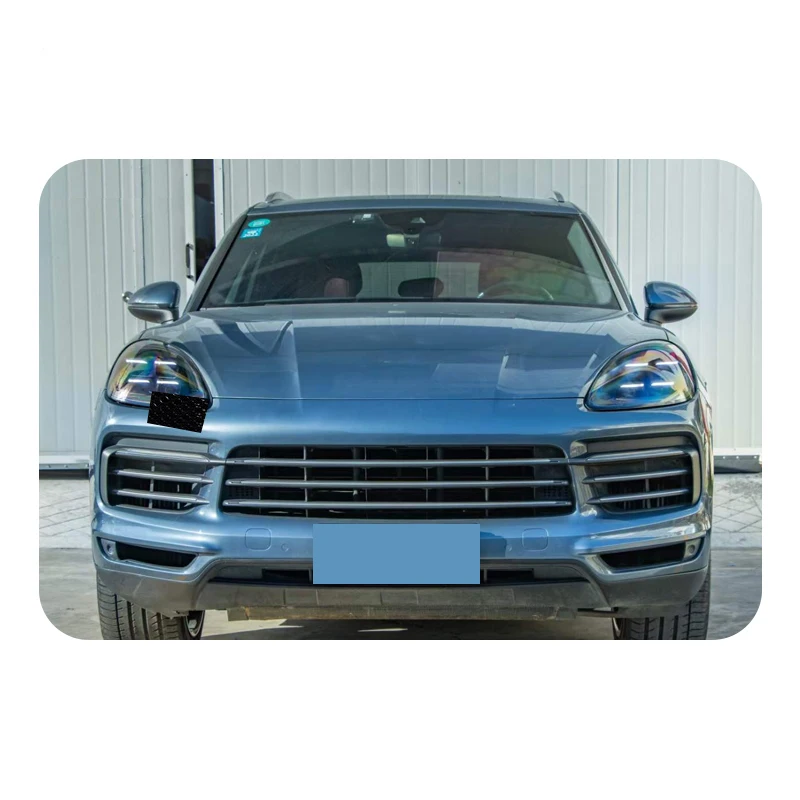 For'Porsche Cayenne 2011-2023 958 958.1 958.2 Upgrade 9YO High Light Square Full LED Headlight LED Day Running Light Dual Lens