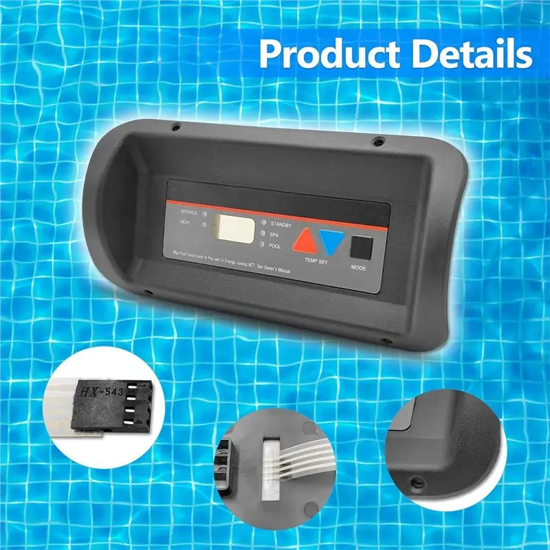 For Universal H-Series For Hayward Pool Heater Model Compatible Bezel And Keypad Assembly- PDXLBKP1930 Low Nox Design-[JQ-EN&RS]