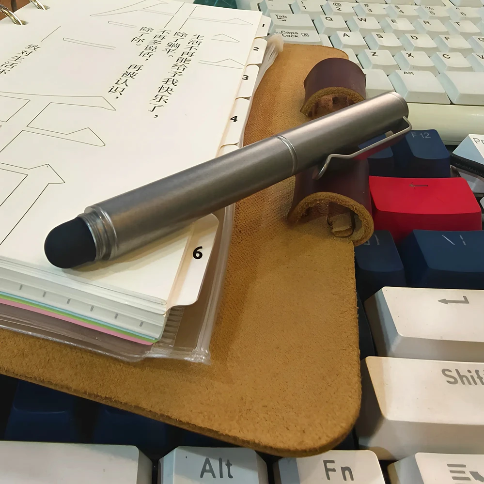 

EDC Titanium Alloy Pen With Touch Screen Stylus Writing Portable Outdoor EDC Collection Pens