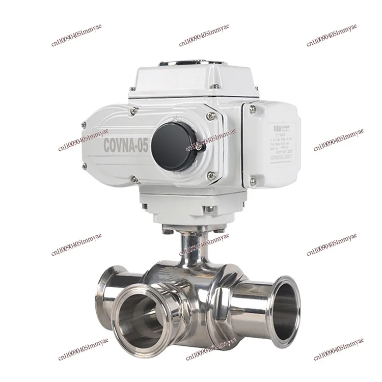 

L Type 3-way Stainless Steel Electric Ball Valve Switch Type Adjustment Type 4-20MA Electric Three-way Ball Valve