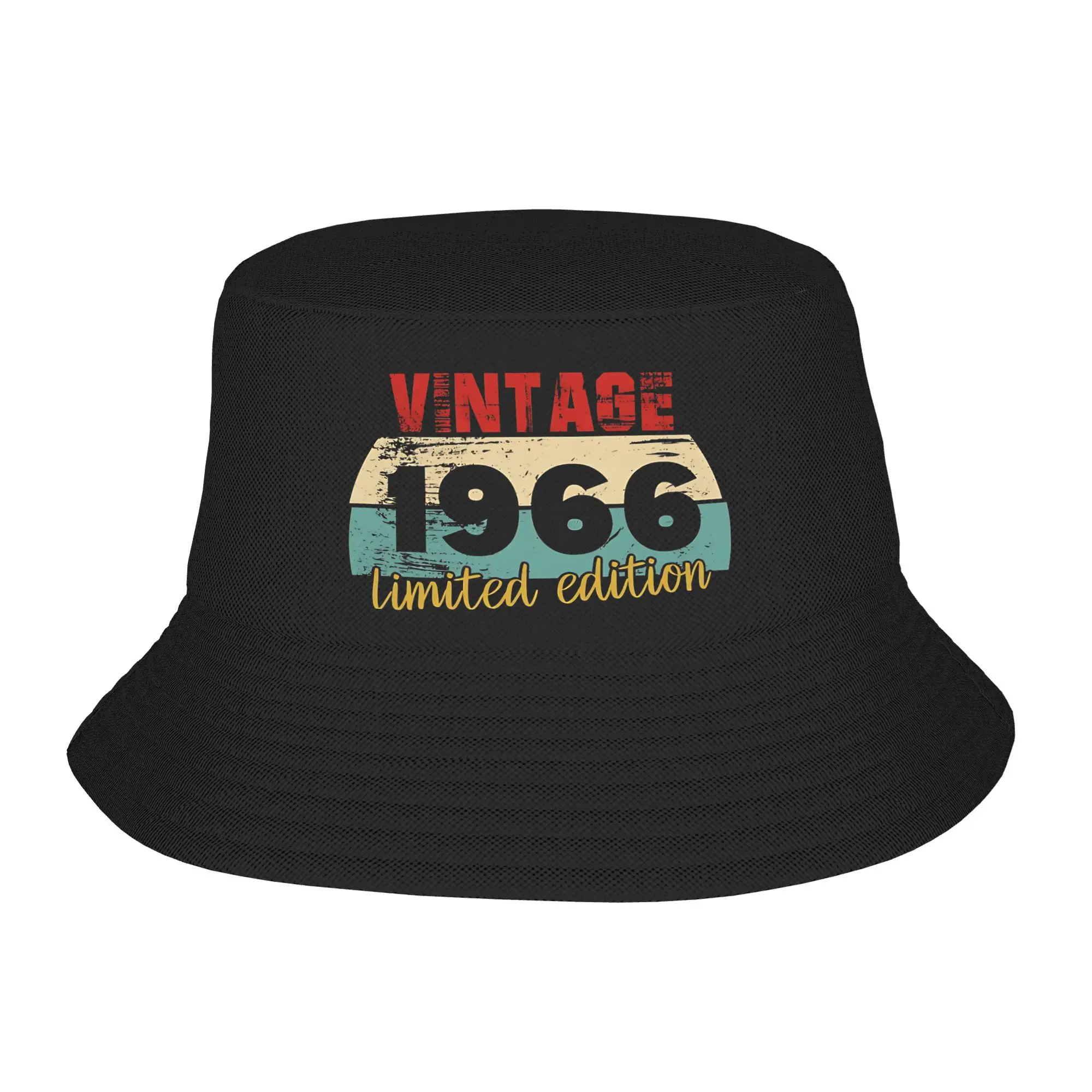 Vocation Getaway Headwear Vintage 1966 60th Birthday limited edition Gift  Merch Bucket Hat Kawaii Unisex  Sun Hat